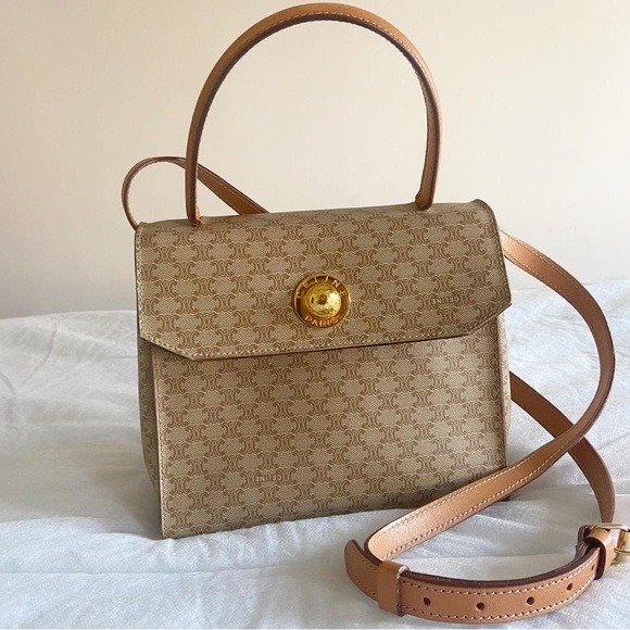 Celine Handbags - RARE CELINE VINTAGE HANDLE MACADAM BAG 
*Collector's item*